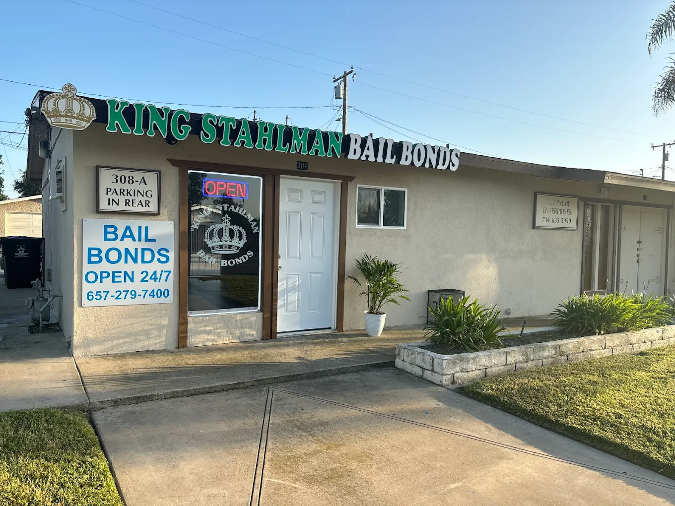 King Stahlman Bail Bonds Anaheim