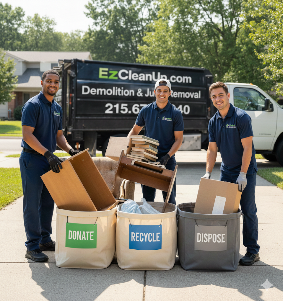 Ez CleanUp Junk Removal & Demolition Service In Philadelphia pa
