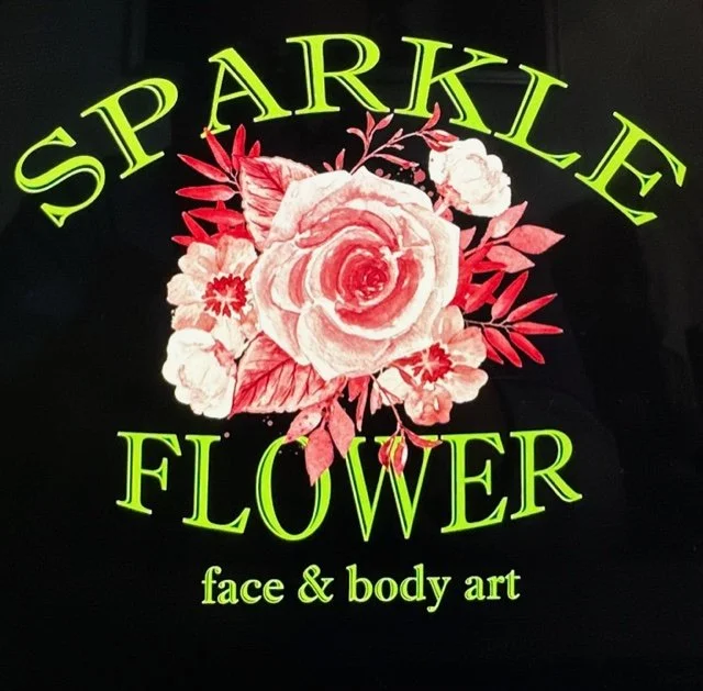 Sparkle Flower Face and Body Art