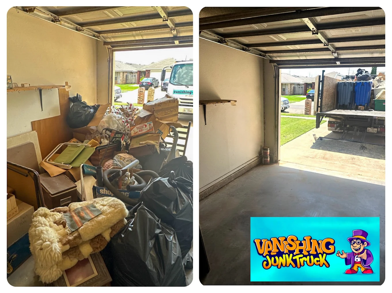 Vanishing Junk Truck