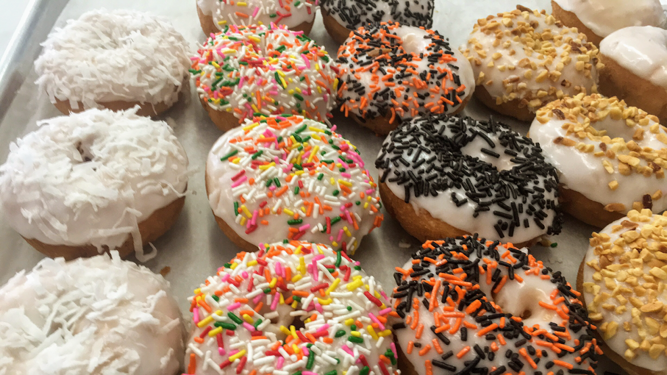Rainbow Donuts